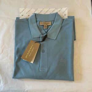 Burberry Polo Shirt Blue Men’s XXL